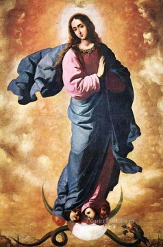 Francisco de Zurbaran Painting - Immaculate Conception Baroque Francisco Zurbaron